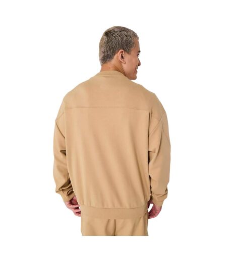 Mens Zip Pocket Regular Sweatshirt Medium Beige Hugo Boss
