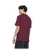 T-shirt Motif/style Linéaire Homme Bordeaux Foncé Adidas-3