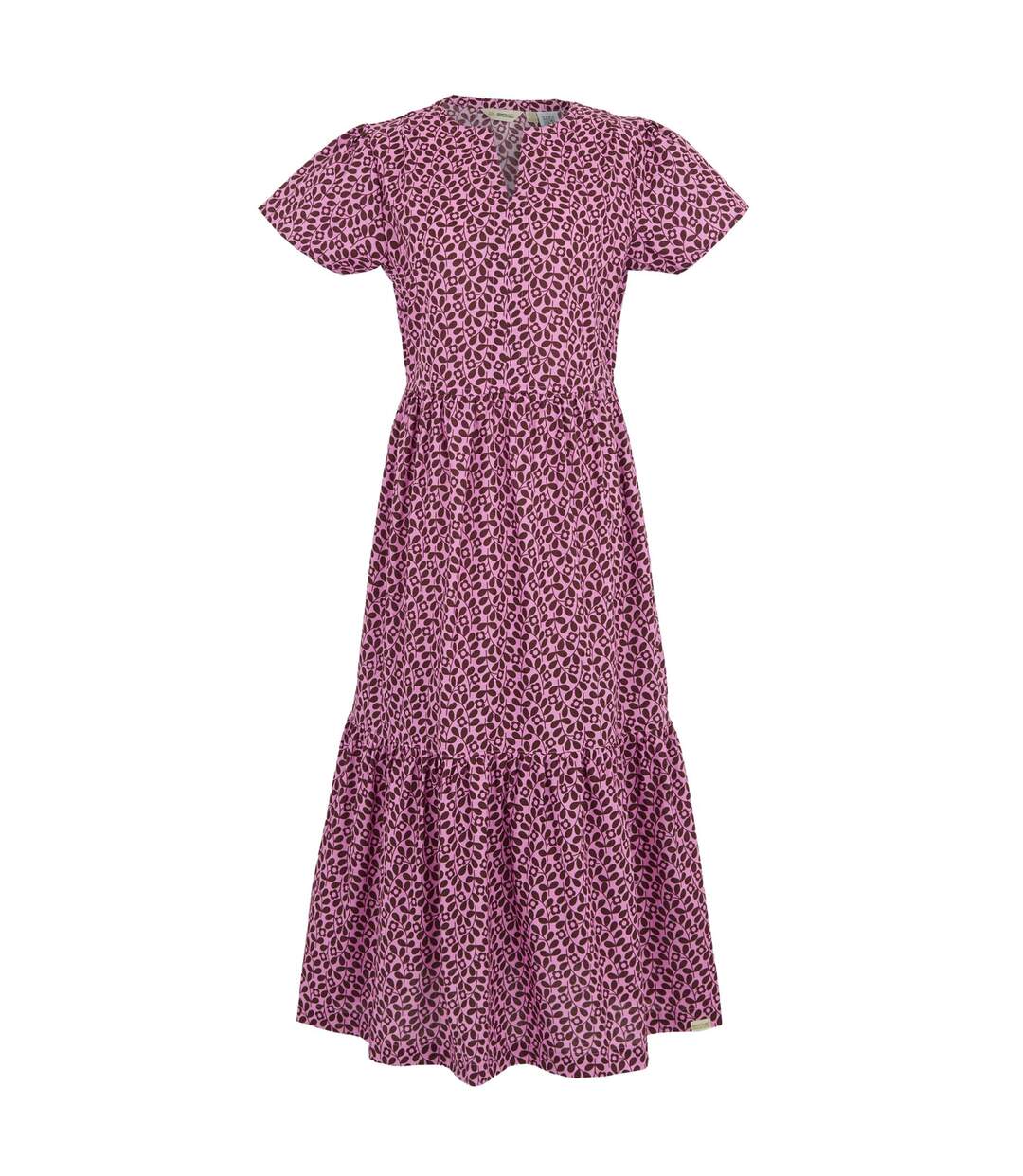 Robe mi-longue orla kiely femme lilas Regatta-1