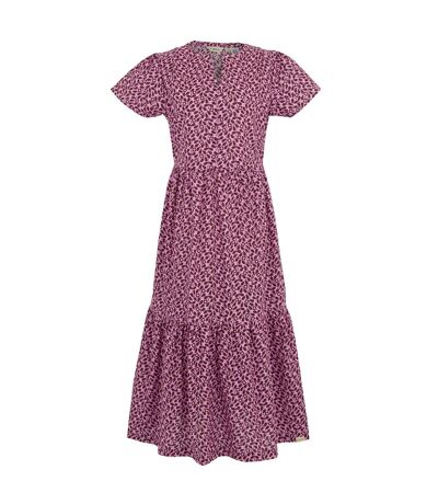 Robe mi-longue orla kiely femme lilas Regatta