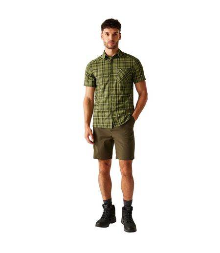 Chemise begarno homme vert néphrite / noir Regatta