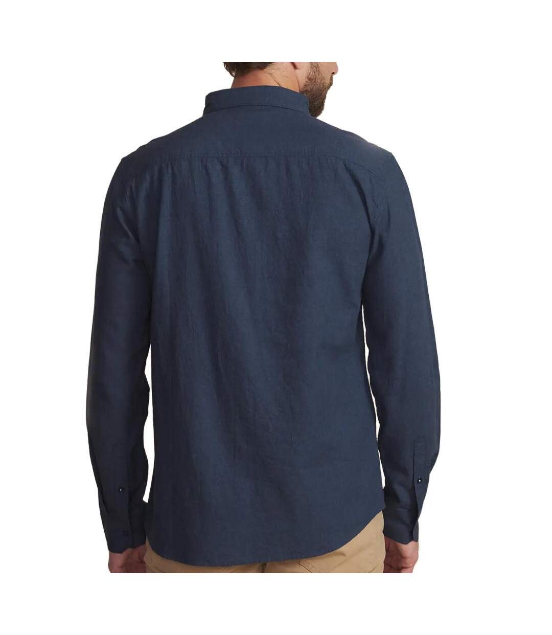 Chemise marine homme tbs berliche-2