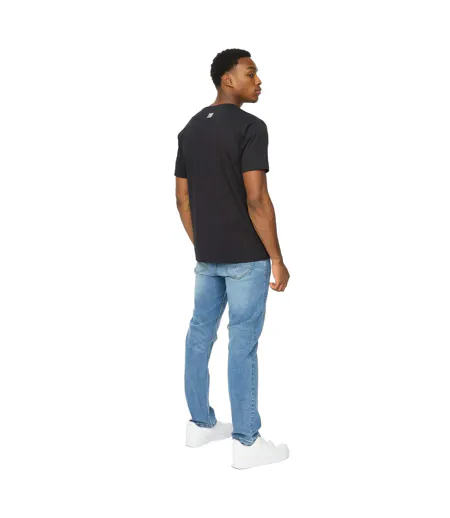 T-shirt Crytons Homme Noir Duck And Cover