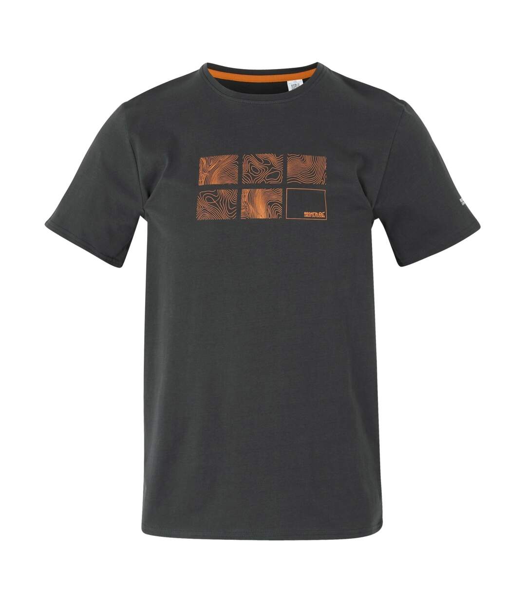 T-shirt breezed homme cendre Regatta-1