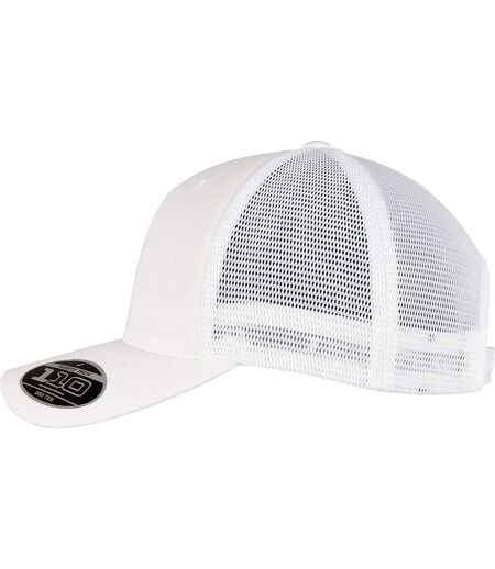 Casquette trucker adulte blanc Flexfit