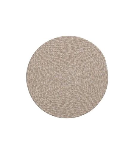 Set de Table Déco Coton 38cm Naturel