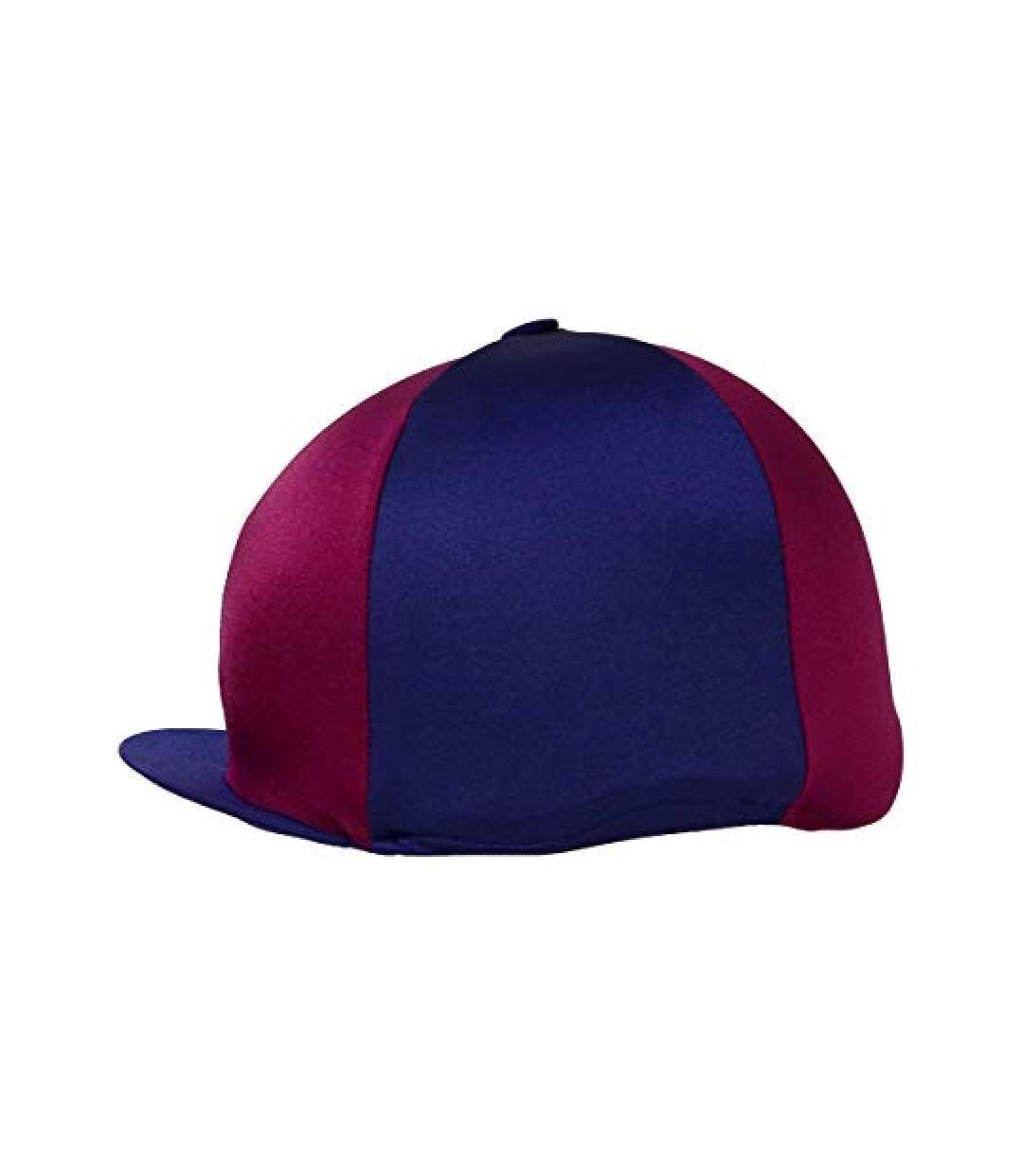 Two tone hat cover navy/maroon HyFASHION-1