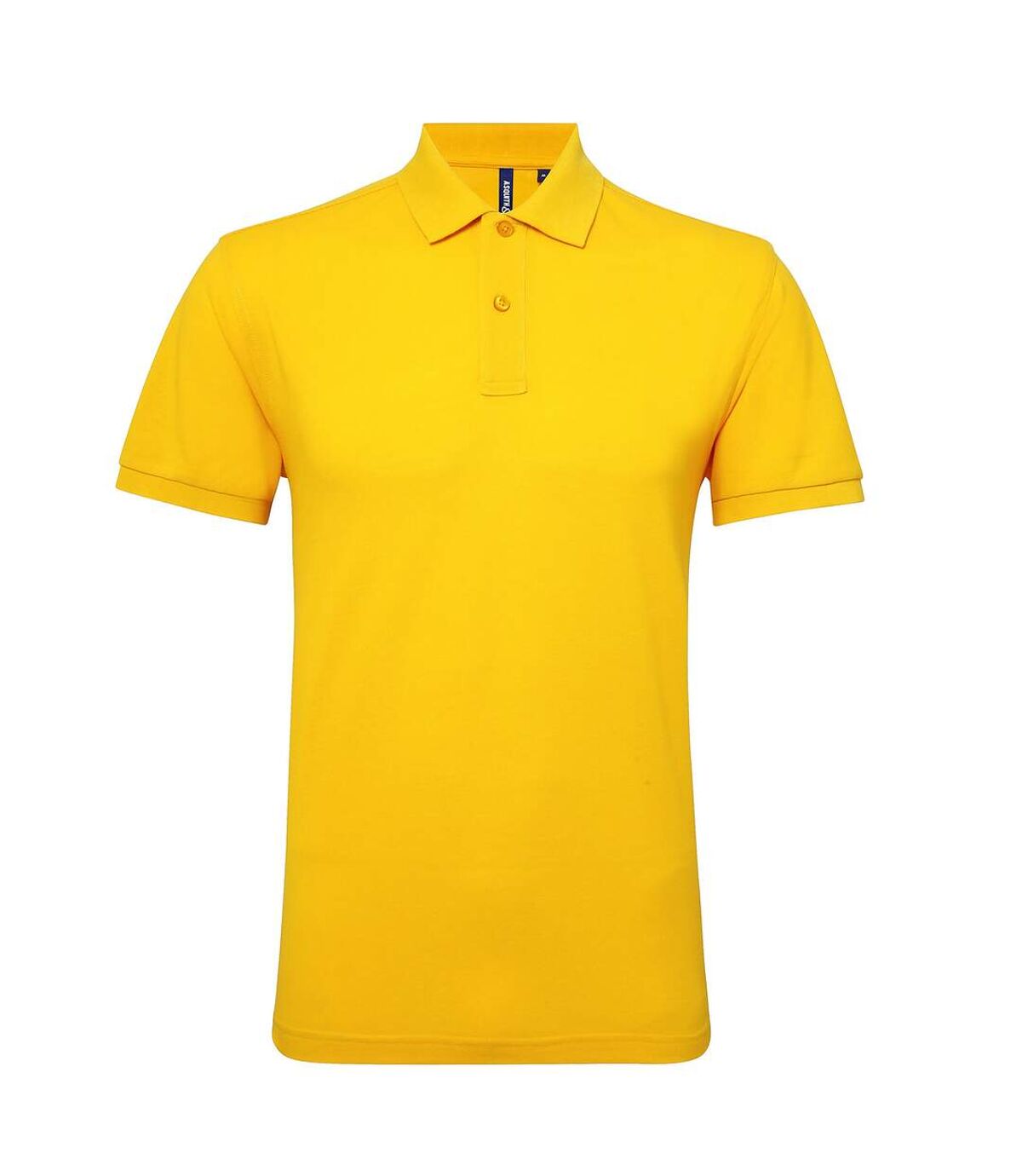 Asquith & Fox Mens Short Sleeve Performance Blend Polo Shirt (Sunflower)