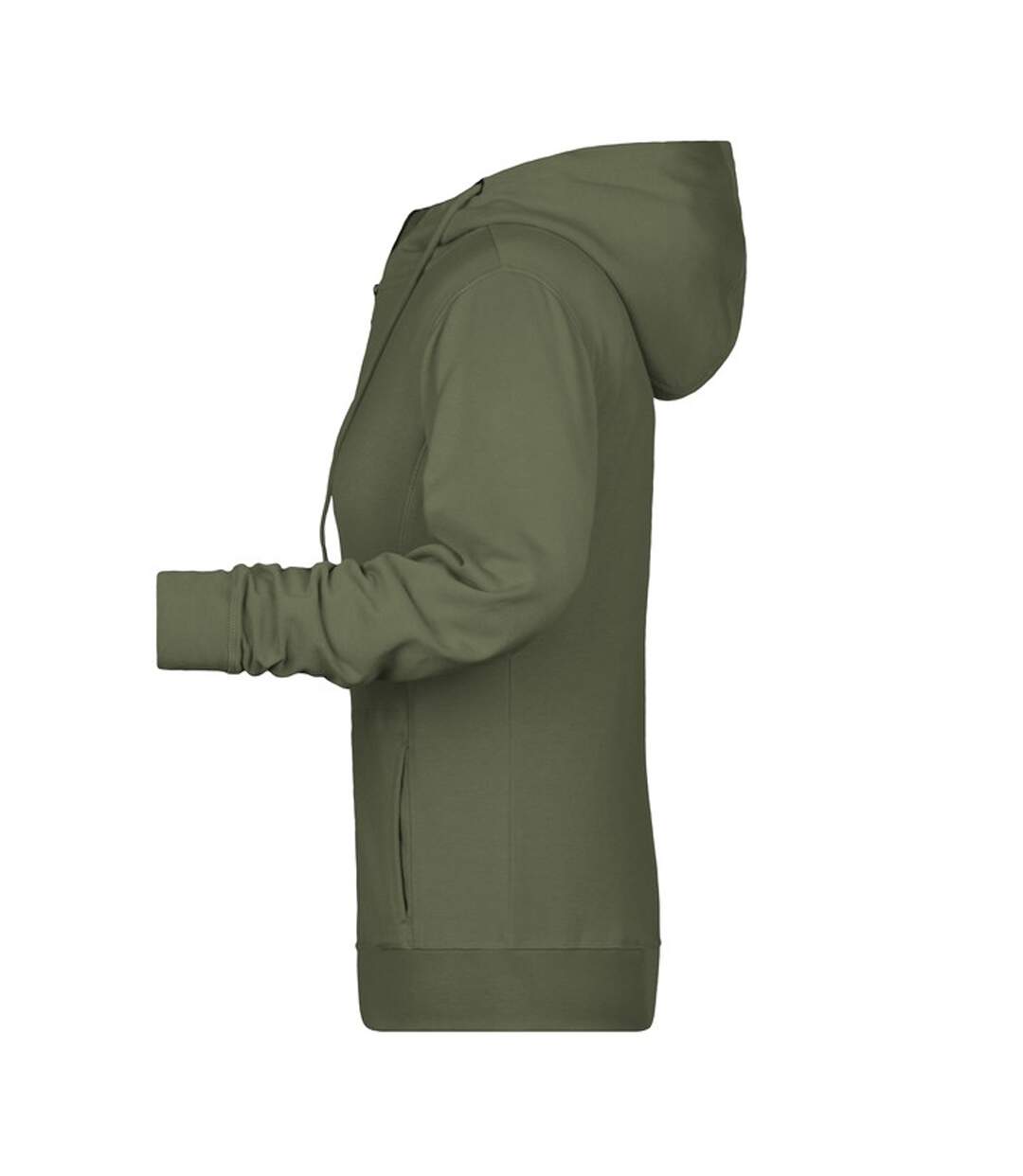 Veste À Capuche Femme Olive James And Nicholson-3