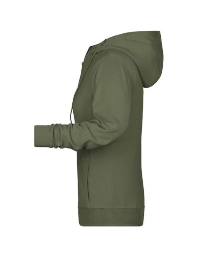 Veste À Capuche Femme Olive James And Nicholson