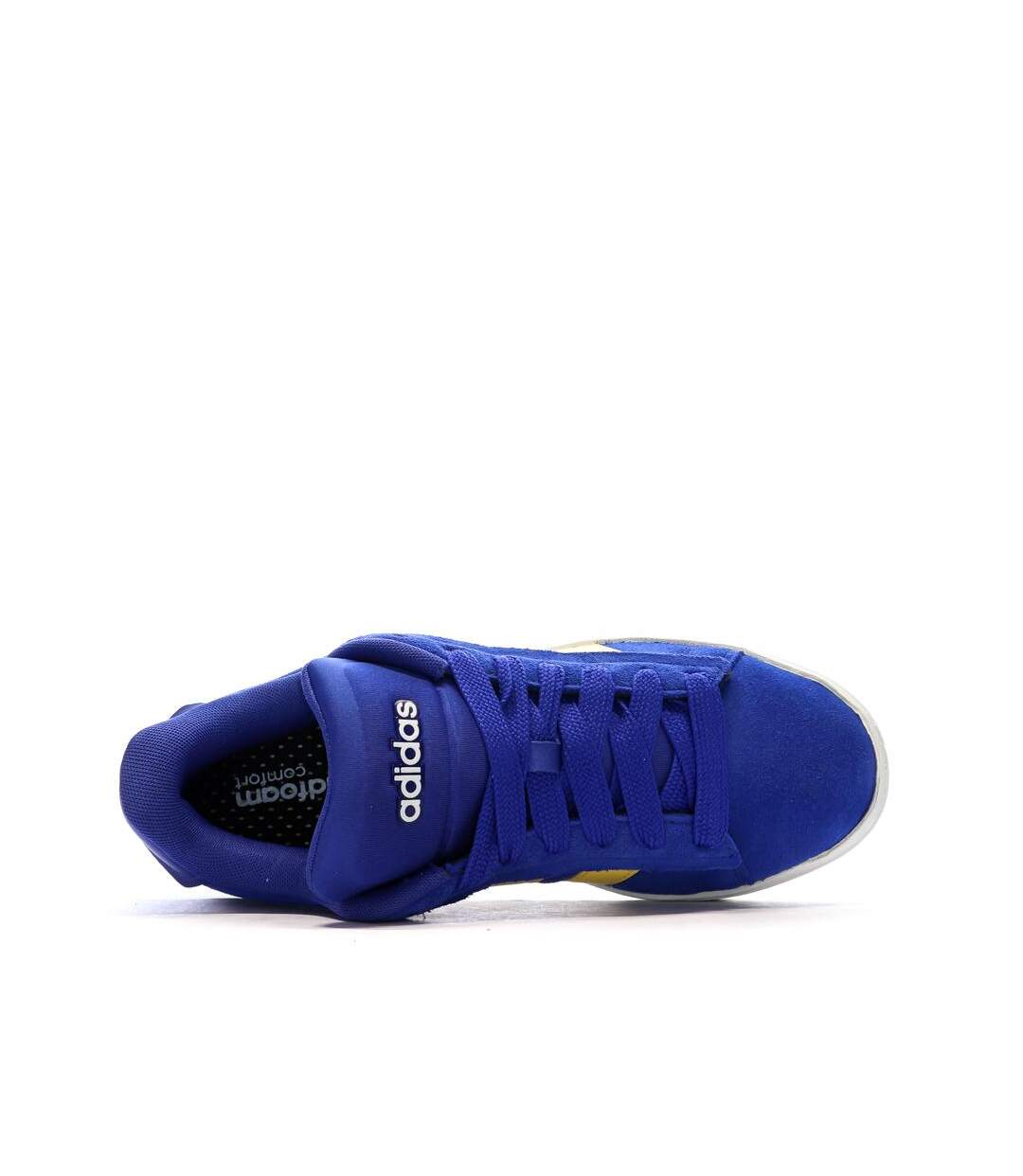 Baskets bleu/jaune mixte adidas grand court-4