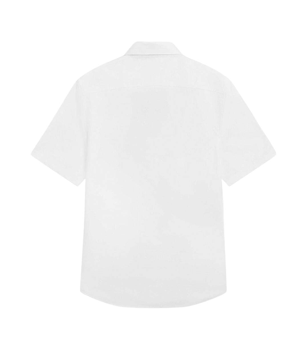 Mens Oxford Regular Short-sleeved Shirt White Ted Baker-2