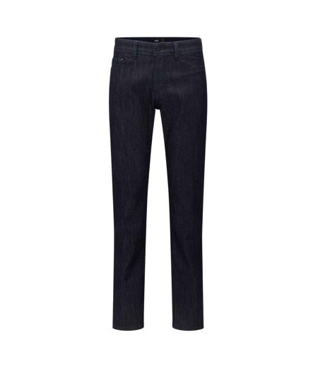 Mens Delaware3 Dark Wash Slim Jeans Navy Boss