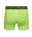 Pack of 3  Mens highlighter boxer shorts  green/red Crosshatch