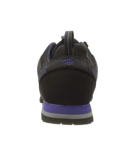 Womens/ladies Leather Spikes Trainers Black Karrimor