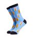 Cat Print Novelty Unisex Cotton Socks-1