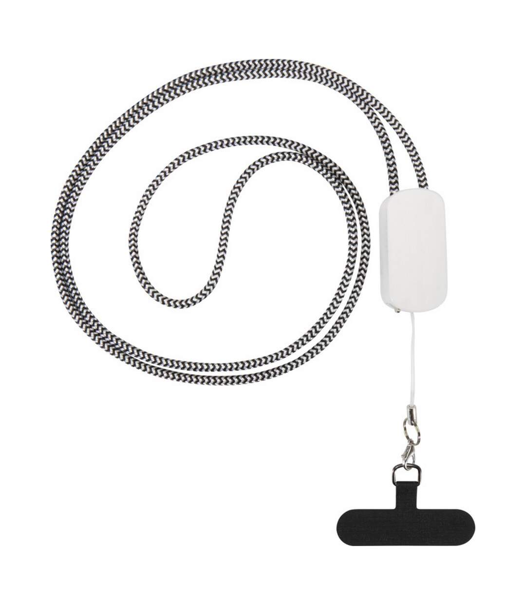 Anser 5 In 1 Recycled Plastic Phone Lanyard White Floso-3