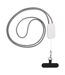 Anser 5 In 1 Recycled Plastic Phone Lanyard White Floso-3