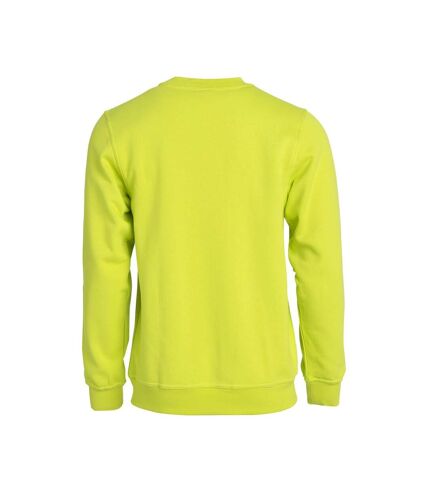 Clique Unisex Adult Plain Sweatshirt (Visibility Green) - UTUB679