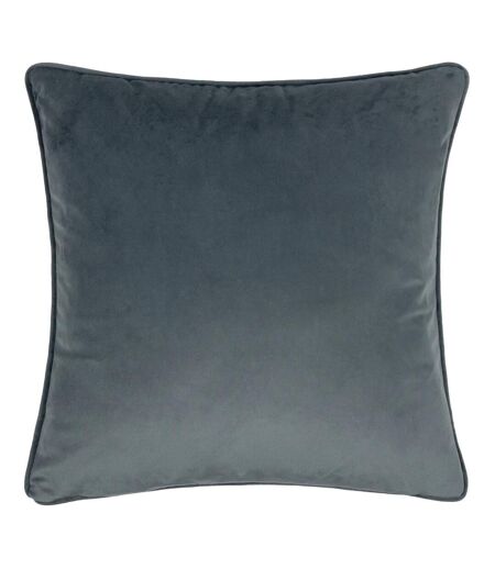 Evans Lichfield Chatsworth Topiary Piped Throw Pillow Cover (Petrol/Mink) (43cm x 43cm) - UTRV3039