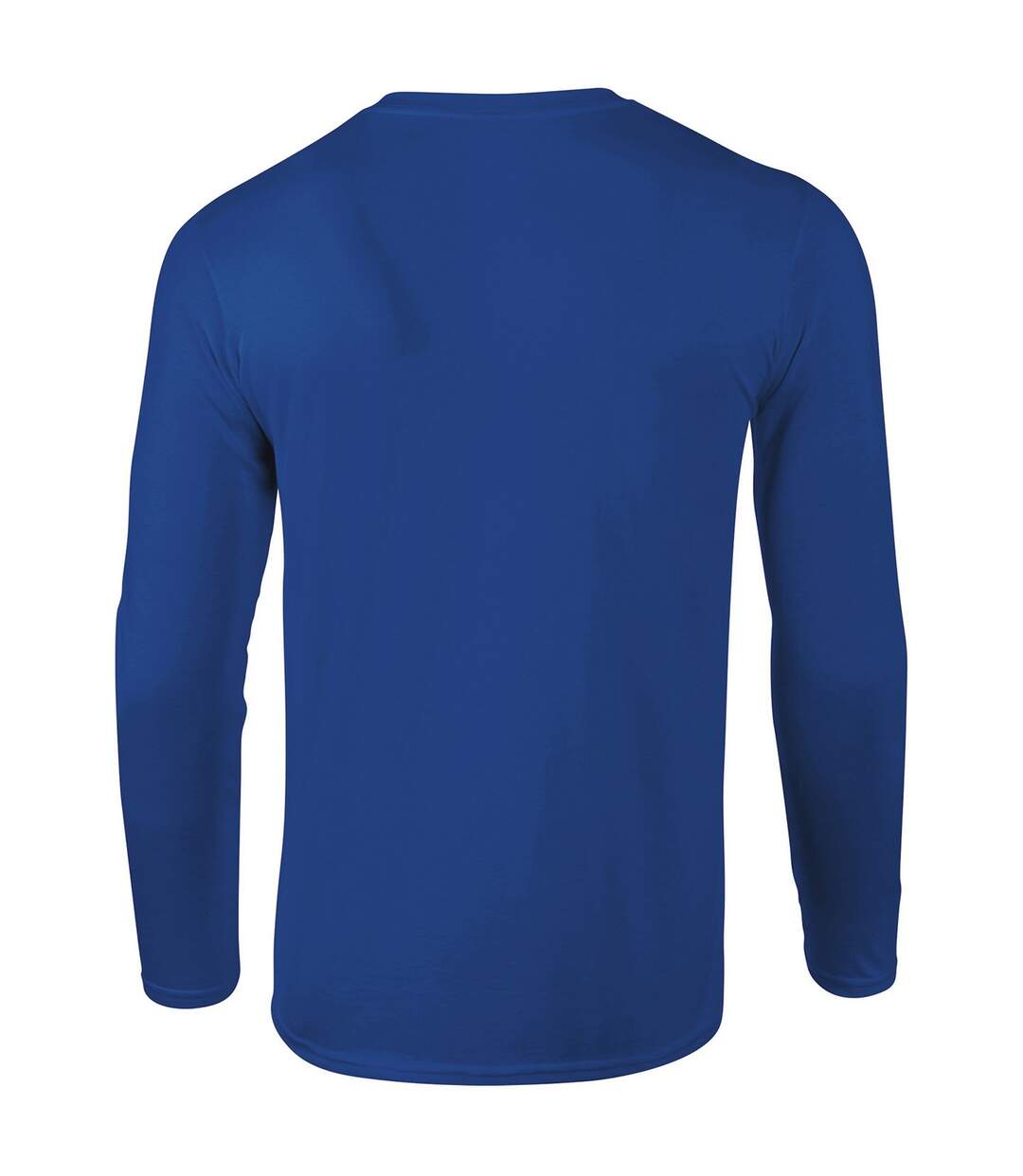 Unisex adult softstyle long-sleeved t-shirt royal blue Gildan-2