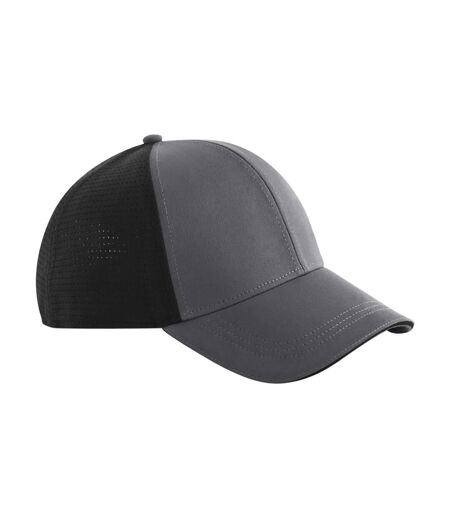Casquette De Baseball Motif/style Blocs De Couleurs Club Anthracite Noir Beechfield