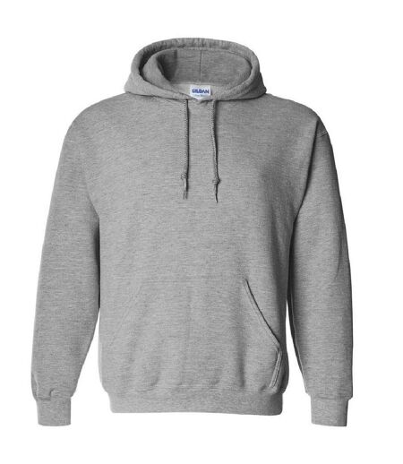 Gildan Heavyweight DryBlend Adult Unisex Hooded Sweatshirt Top / Hoodie (13 Colours) (Sport Grey)