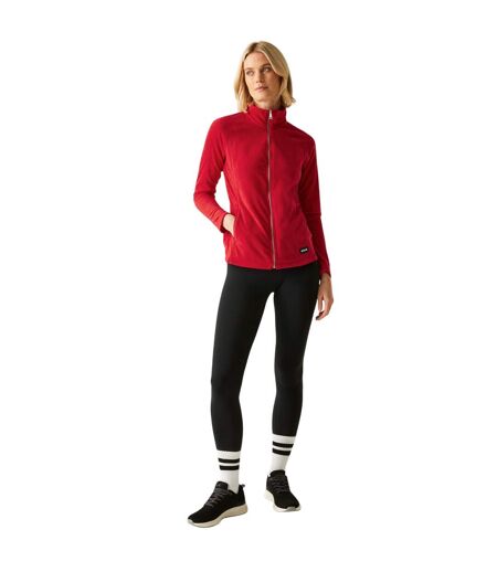 Womens/ladies mayse full zip fleece jacket high risk red marl Dare 2B