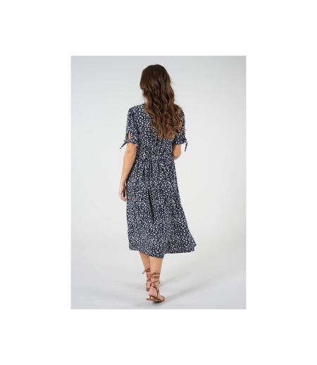 Robe midi à imprimés fleuris GLORIA