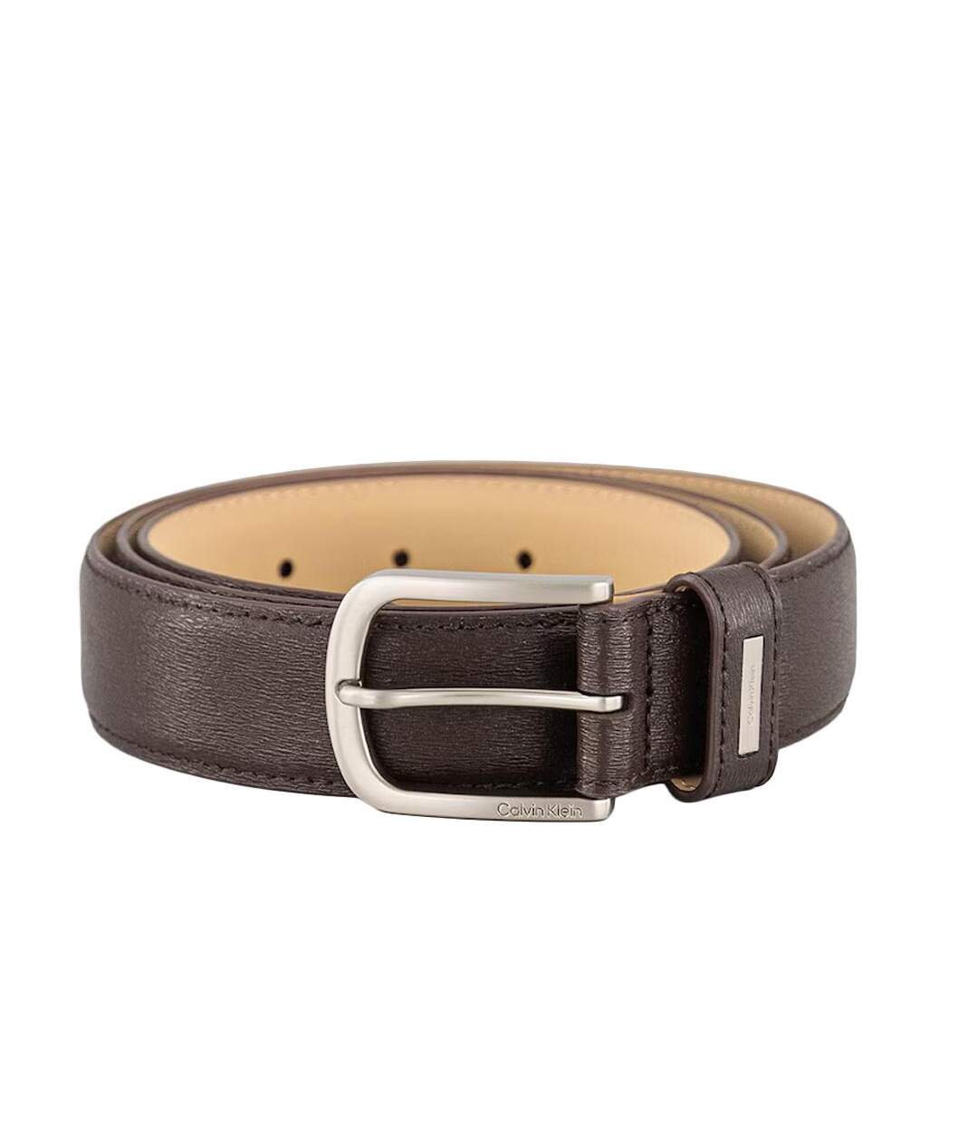 Ceinture marron calvin klein jeans casual pin buckle 32-1