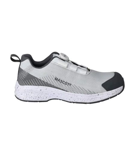 Womens/ladies Footwear Customised Safety Shoes White Stone Grey Mascot