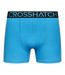 Pack Of 12  Mens Highlighter Cotton Blend Boxer Shorts  Multicoloured Crosshatch-2
