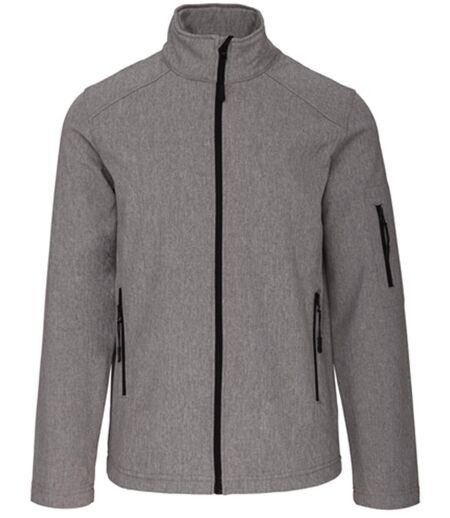 Veste softshell 3 couches - Homme - K401 - gris merle