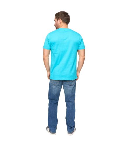 T-shirt Garside Homme Turquoise Vif Bewley & Ritch