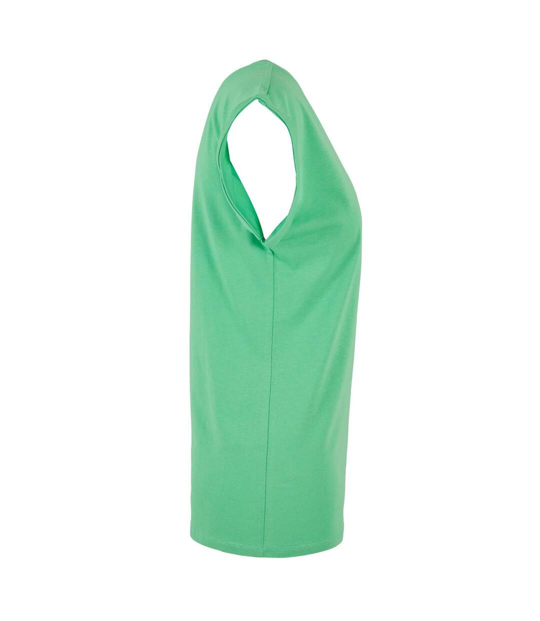 T-shirt Femme Vert Build Your Brand-4