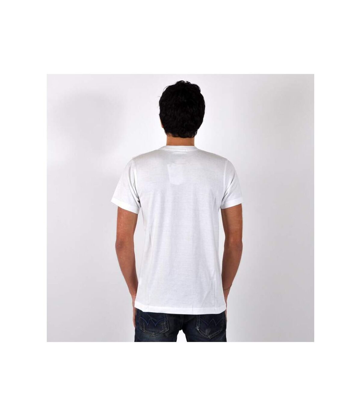 T-Shirt Us Marshall Official Blanc / Bleu Bic