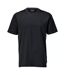 Mens Customised Short-sleeved T-shirt Black Mascot-1