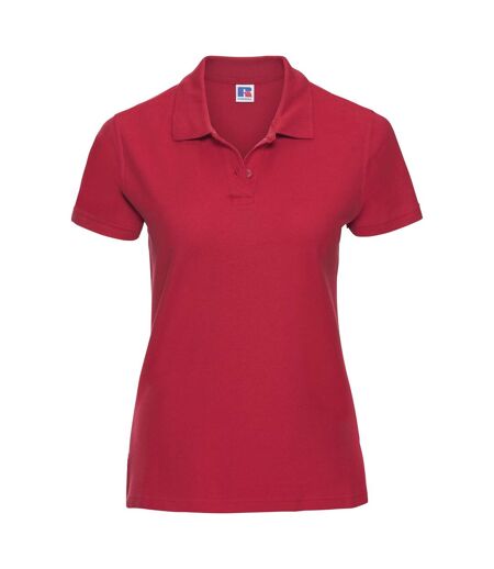 Russell Europe Womens/Ladies Ultimate Classic Cotton Short Sleeve Polo Shirt (Classic Red) - UTRW3281