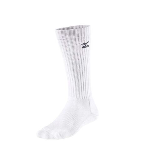 Chaussettes Volley-ball Motif/style Logo Adulte Blanc Mizuno