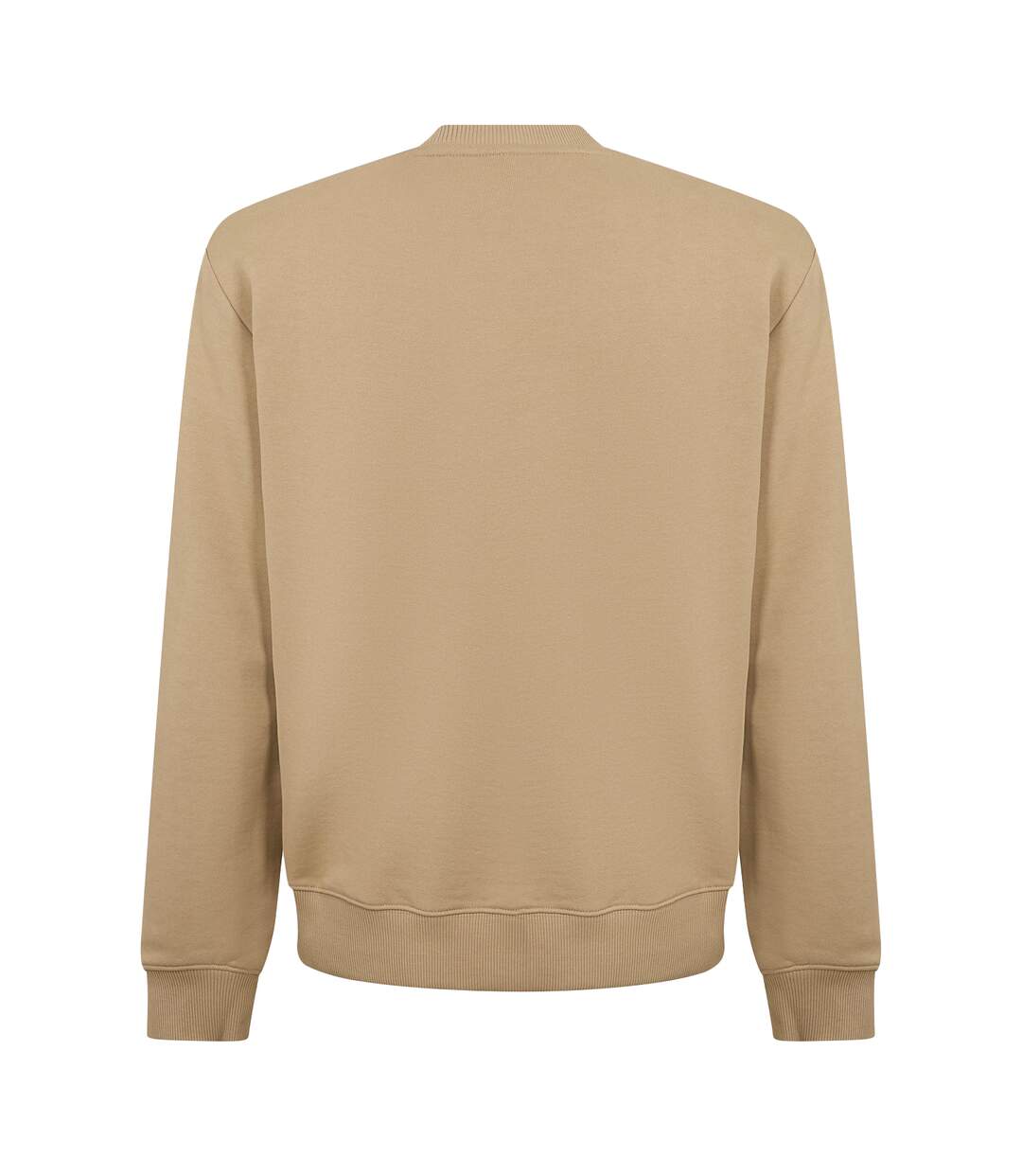 Mens Diragol Crew Neck Sweatshirt Medium Beige Hugo-2