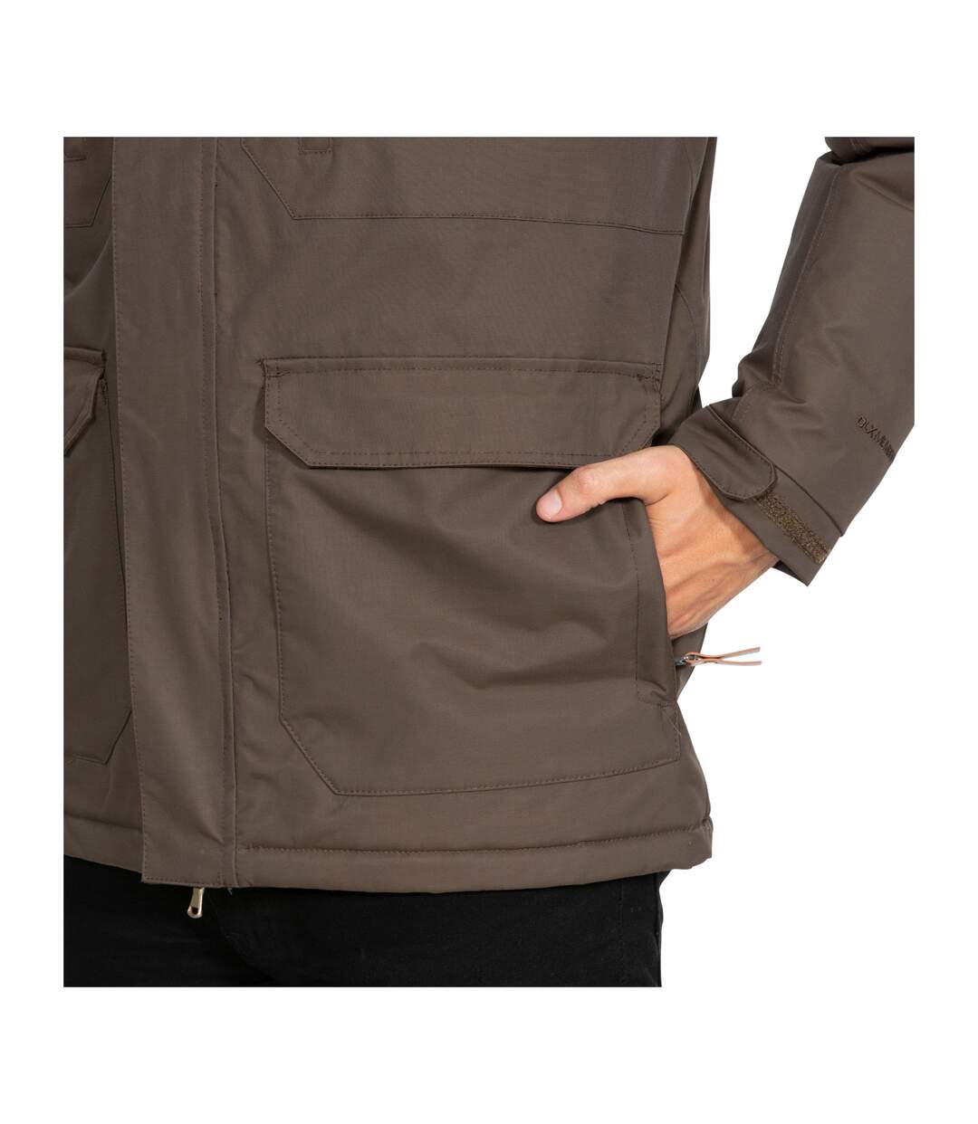 Trespass Mens Rockwell Waterproof Jacket (Peat) - UTTP4766-3