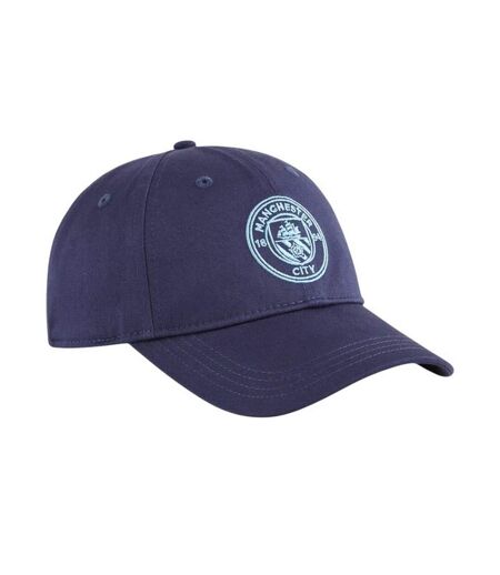 Casquette De Baseball Motif/style Manchester City Fc Bleu Marine Puma