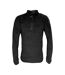 Mens Microfleece Winter 1/4 Zip Thermal Base Layer Long Sleeve Top-1