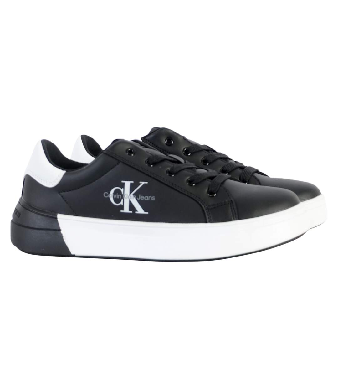 Basket Cuir Calvin Klein Jeans Juniors Low Cut Lace-up 2022-3