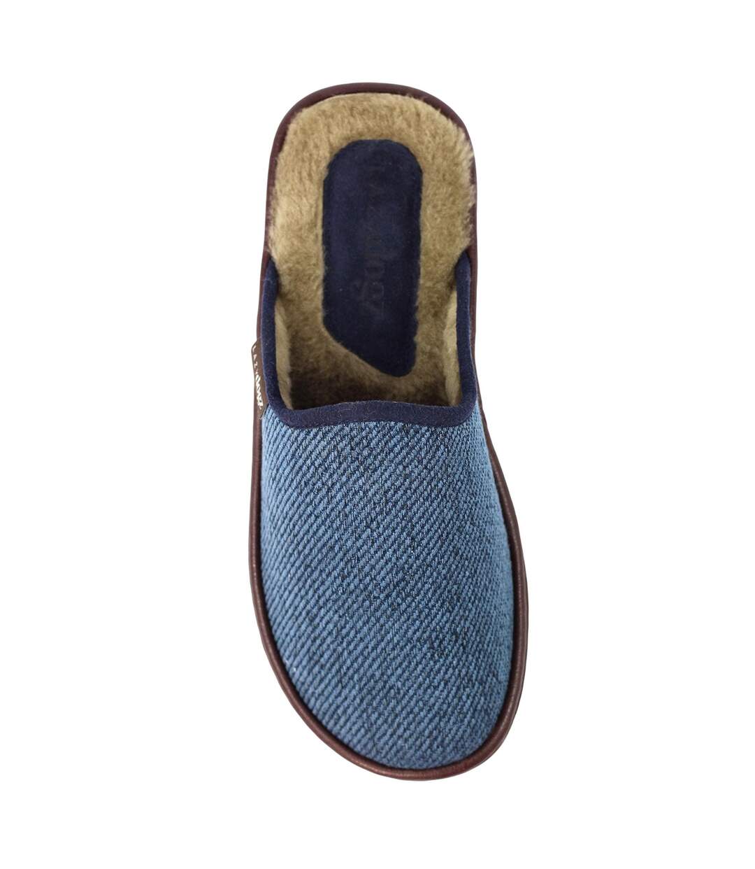 Chaussons Mules Jacob Femme Bleu Lazy Dogz-3