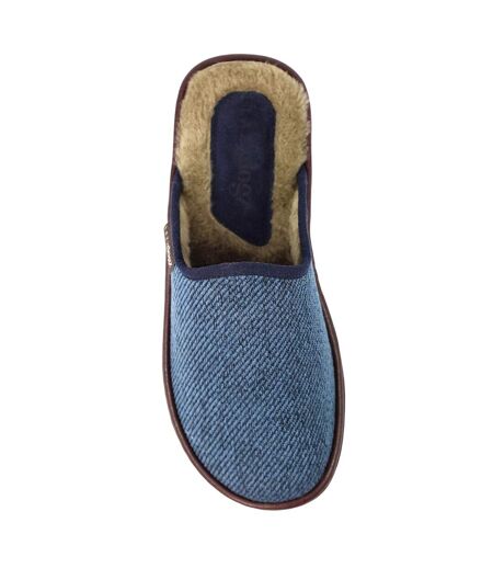 Chaussons Mules Jacob Femme Bleu Lazy Dogz