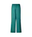 Womens/ladies Elasticated Wide Leg Trousers Trek Green Pieces-2