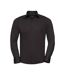 Chemise Manches Longues Homme Noir Russell Collection-1