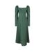 Robe Mi-longue Manches Bouffantes Abby Femme Vert Nobody´s Child-1