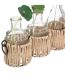 Lot de 5 Soliflores & Tiges Cosy 40cm Beige-2
